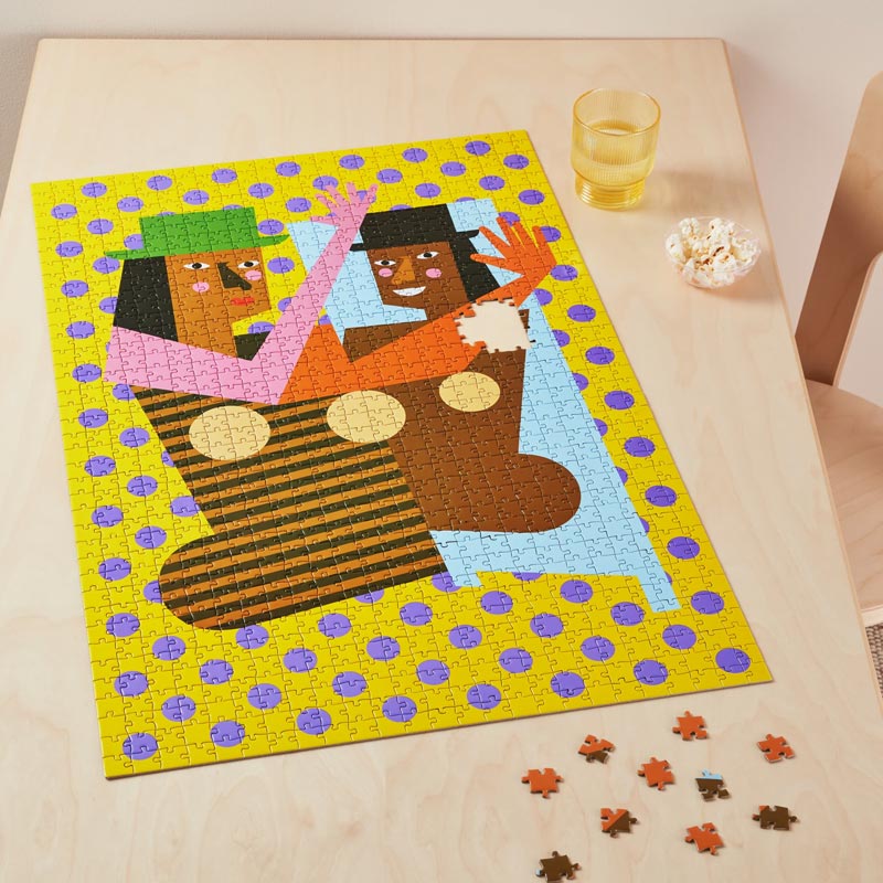 1000 Piece Nina Chanel Abney Jigsaw Puzzle, by MoMA