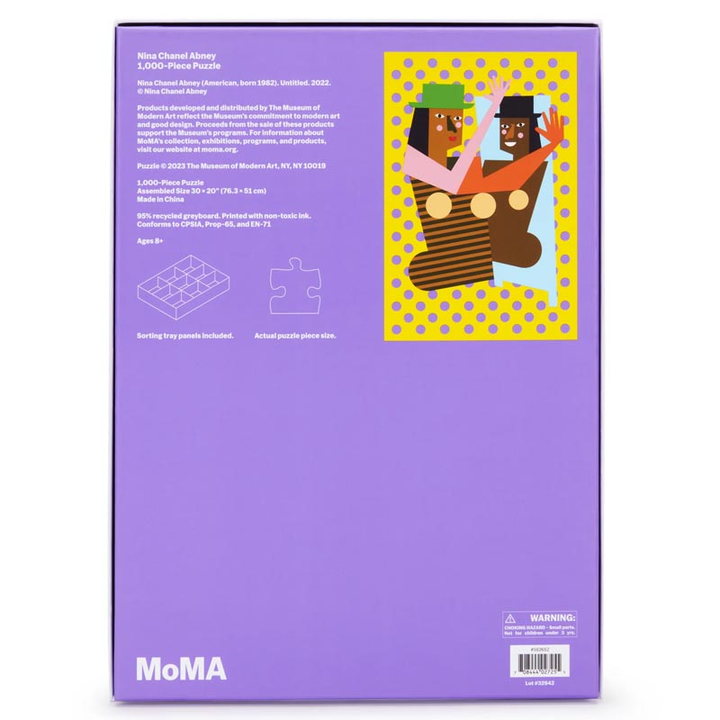 1000 Piece Nina Chanel Abney Jigsaw Puzzle, by MoMA