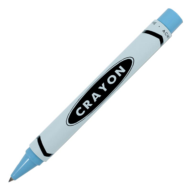 Crayon - Light Blue Retractable Roller Ball, des. Adrian Olabuenaga for ACME