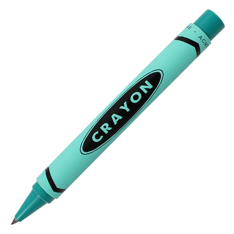 Crayon - Teal Retractable Roller Ball, des. Adrian Olabuenaga for ACME