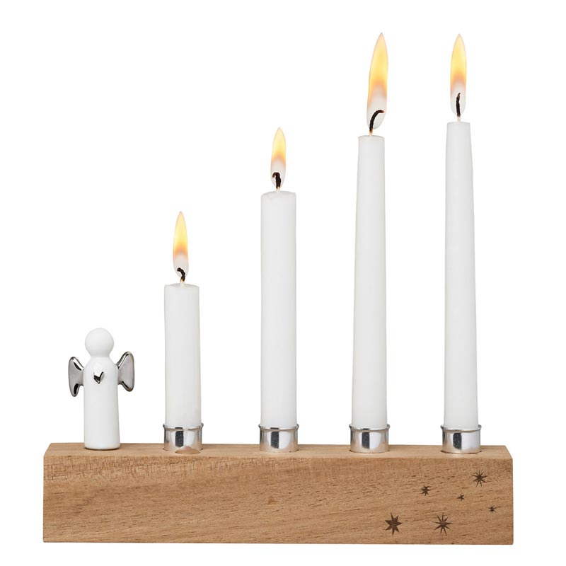 Advent Angel Stars Candle Holder - by Räder