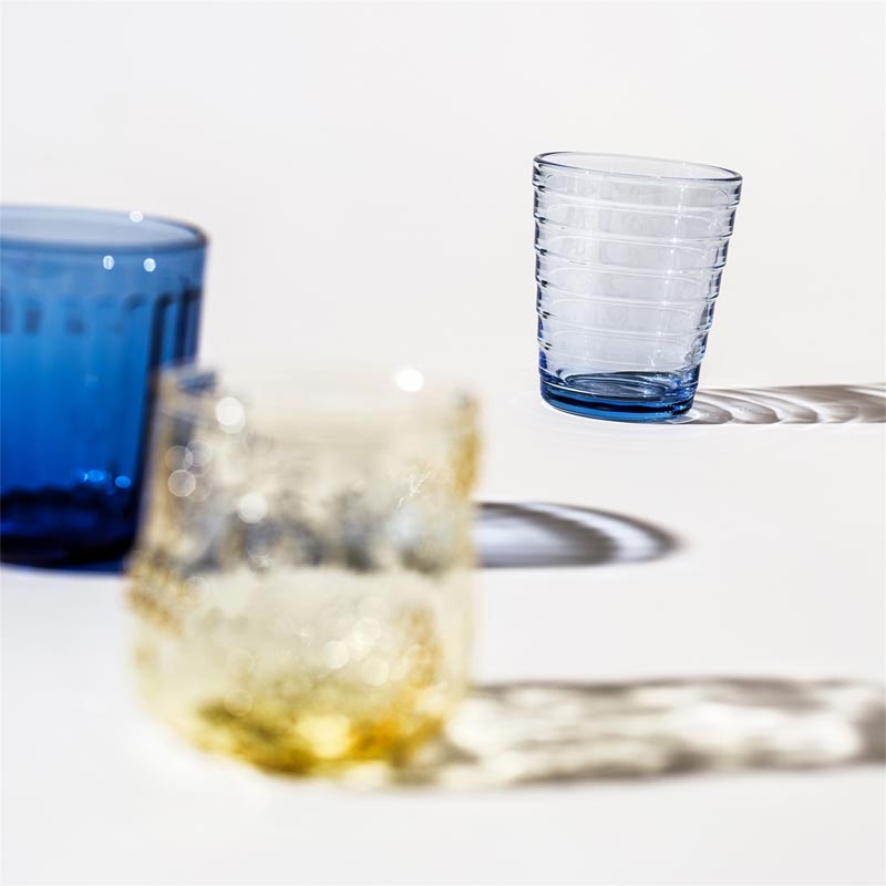 Set of 2 Aino Aalto Tumblers - 33cl, Aqua - made by Iittala