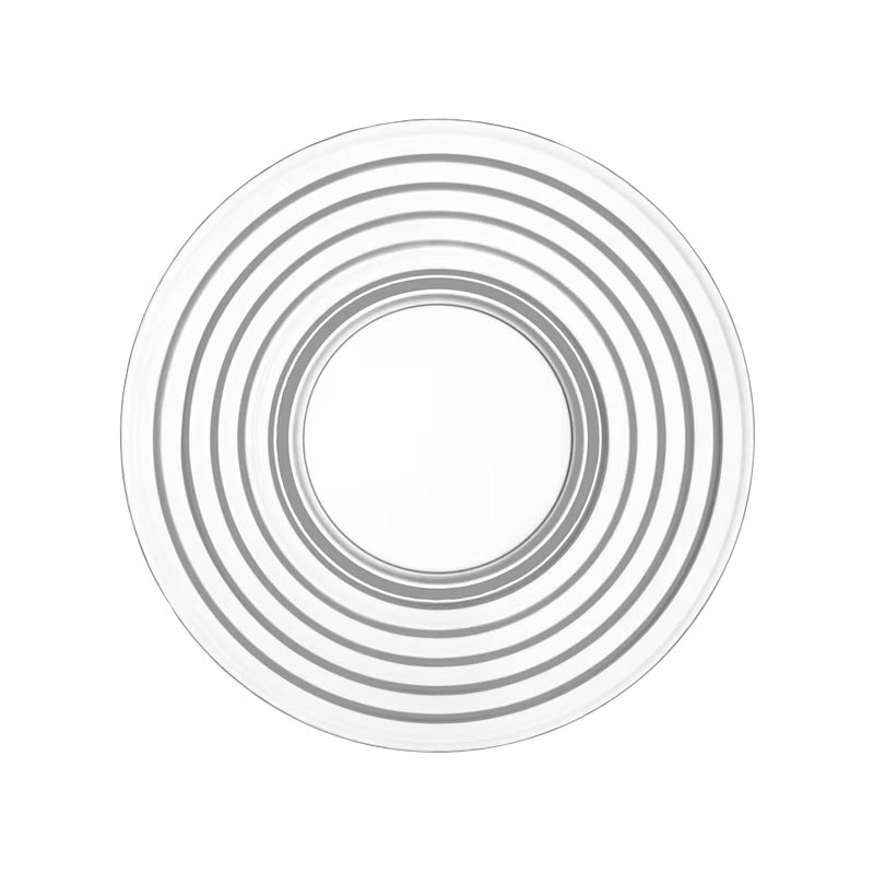 Aino Aalto plate - 175mm, clear - made by Iittala