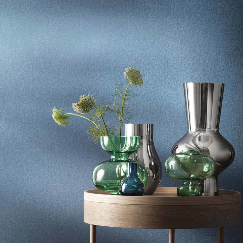 Alfredo Vase - Green glass, 25cm high - by Georg Jensen