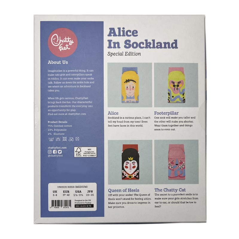Alice in Sockland - Special Edition Sock Collection (4 pairs)