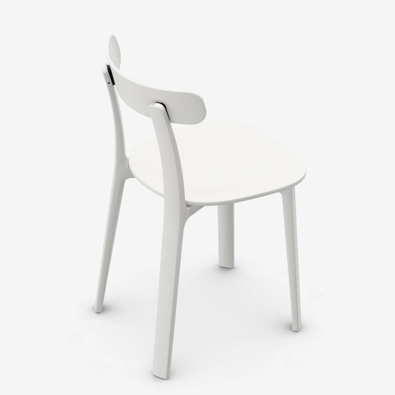 All Plastic Chair (white) des Japer Morrison, 2016 (made by Vitra)