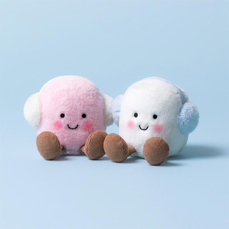 Amuseables Toastie Pink and White Marshmallows Jellycat