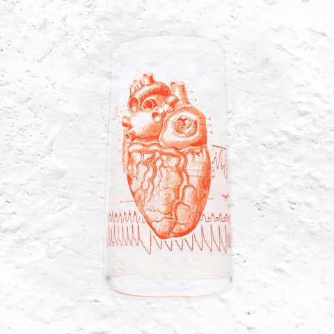 Anatomical Heart Tumbler Drinking Glass by Cognitive Surplus