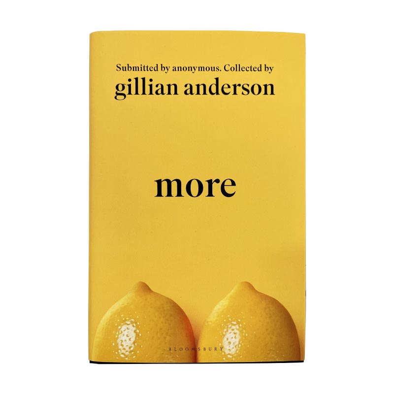 More, by Gillian Anderson - signed hardback