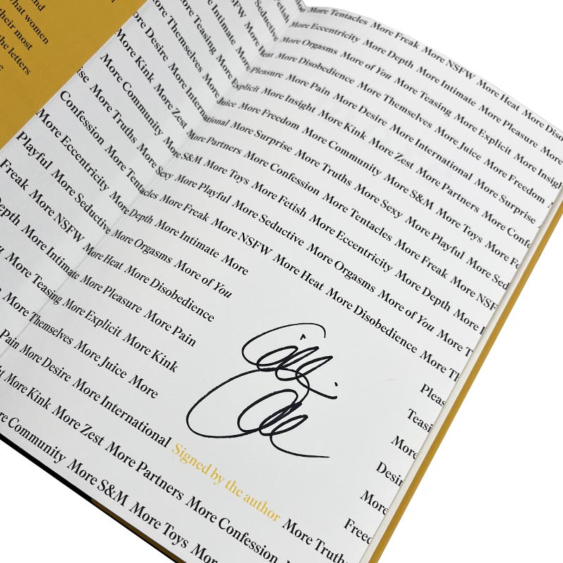 More, by Gillian Anderson - signed hardback