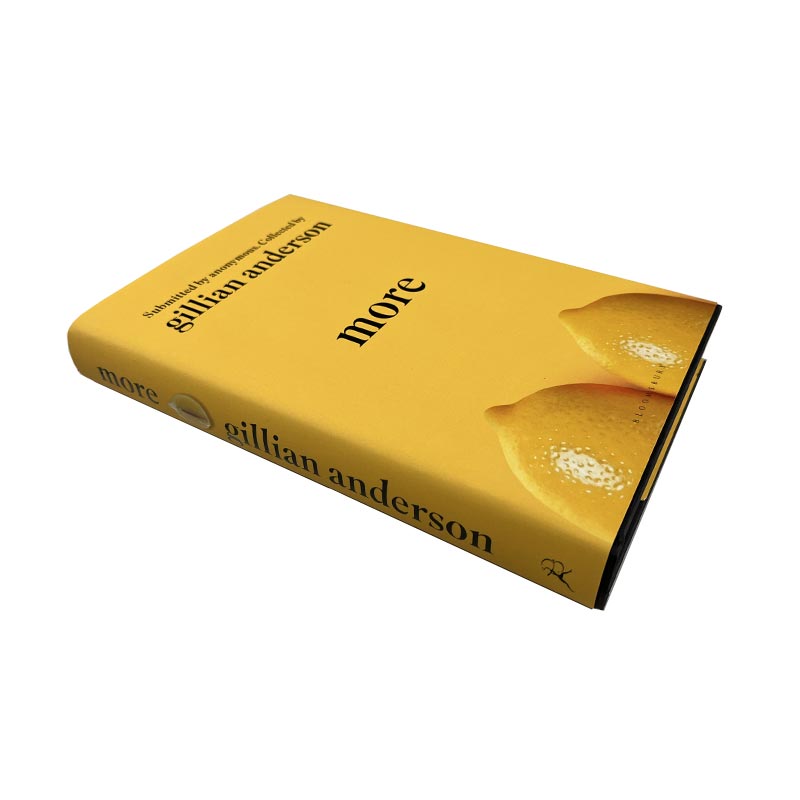 More, by Gillian Anderson - signed hardback