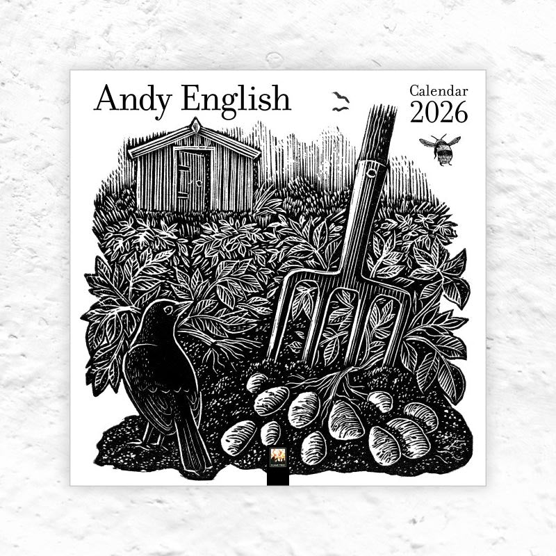 Andy English 2026 Wall Calendar