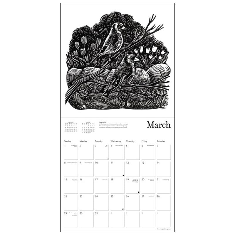 Andy English 2026 Wall Calendar