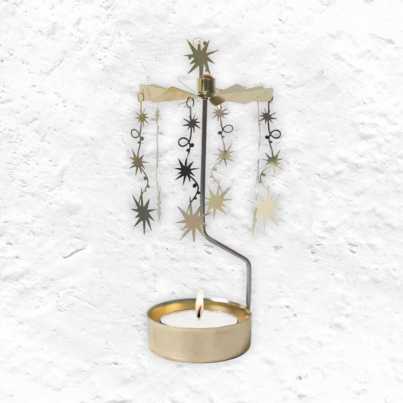 Angel Chime 'Winter City' Tealight Holder