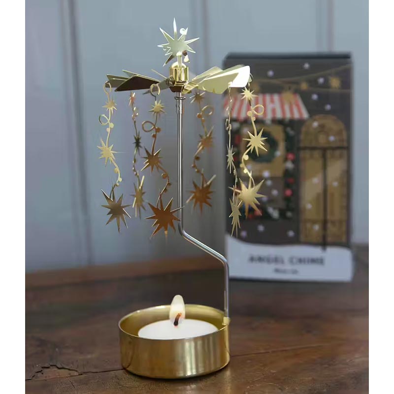 Angel Chime 'Winter City' Tealight Holder