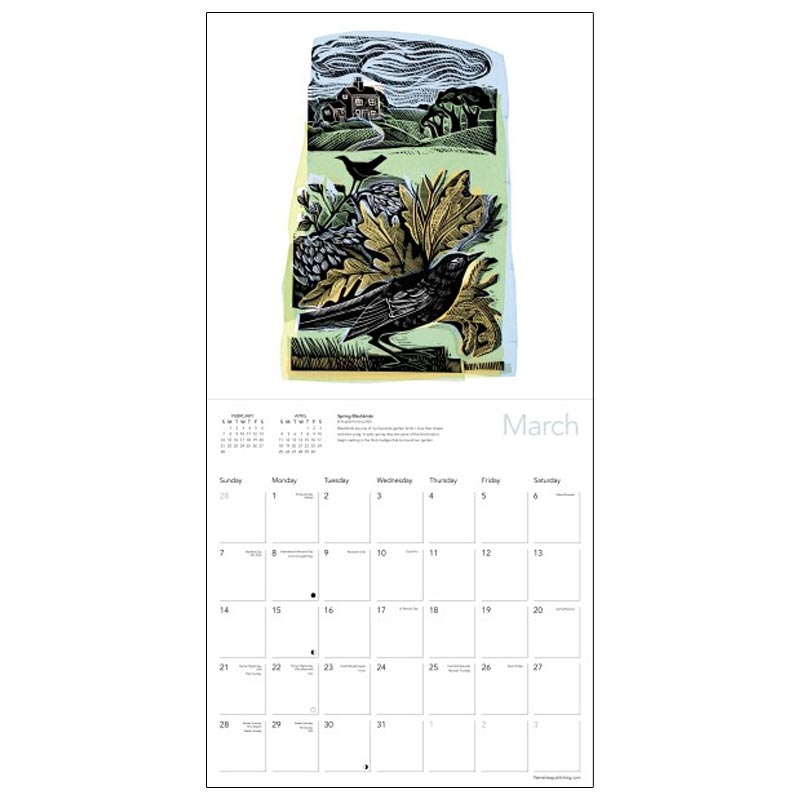 Angela Harding 2027 Wall Calendar