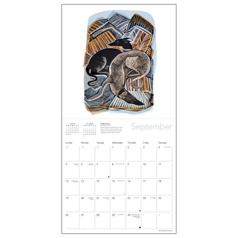 Angela Harding 2027 Wall Calendar