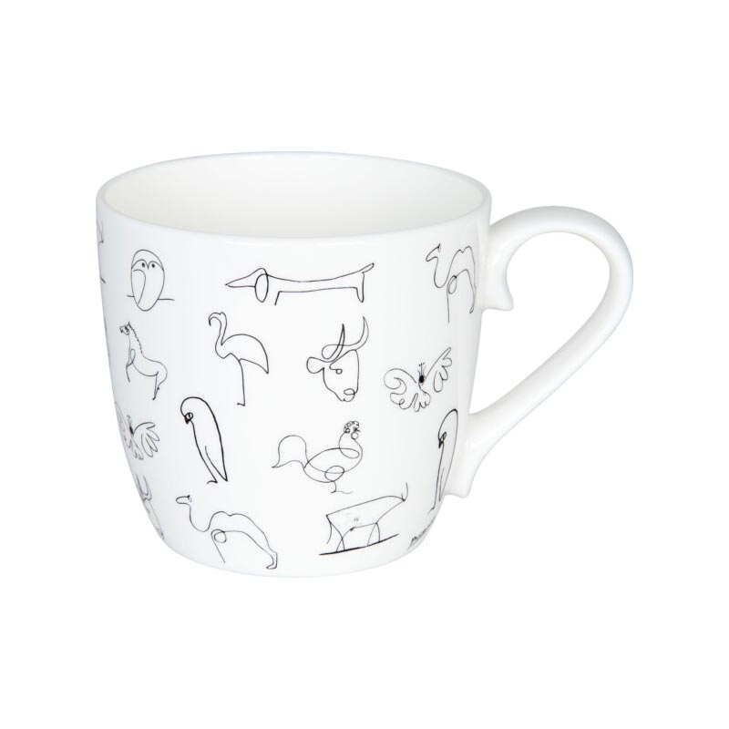 Pablo Picasso Animals Bone China Mug by Könitz