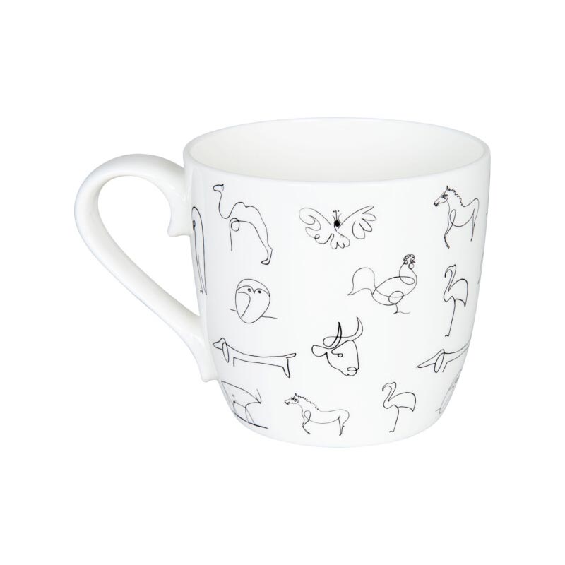 Pablo Picasso Animals Bone China Mug by Könitz