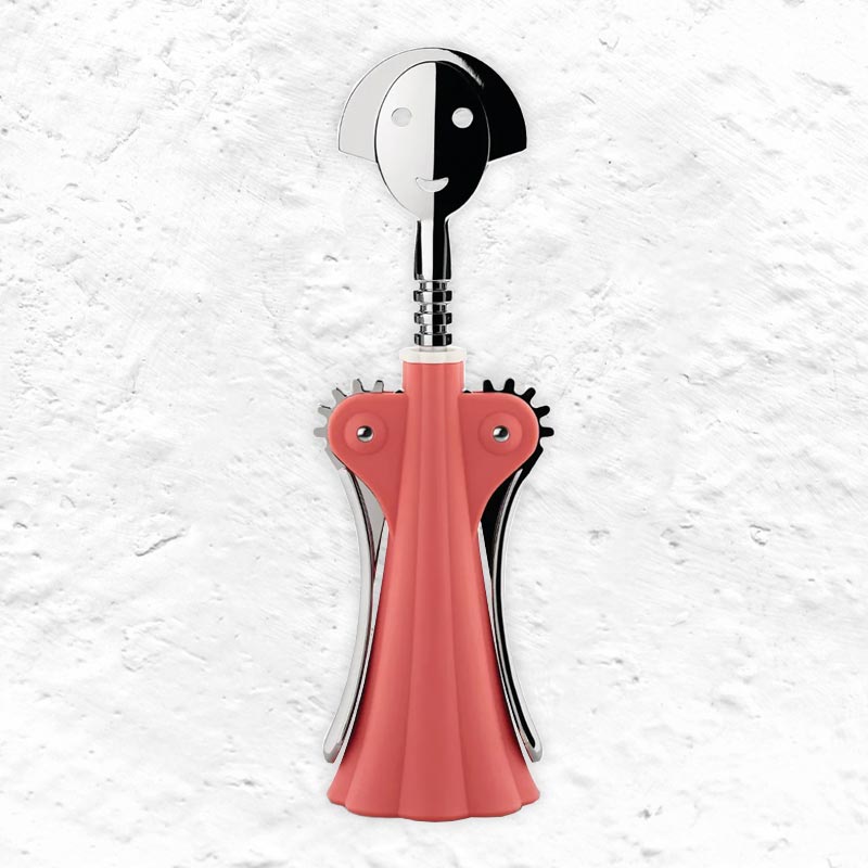 Anna G Corkscrew - Pink - des. Alessandro Mendini, 1994 (made by Alessi)