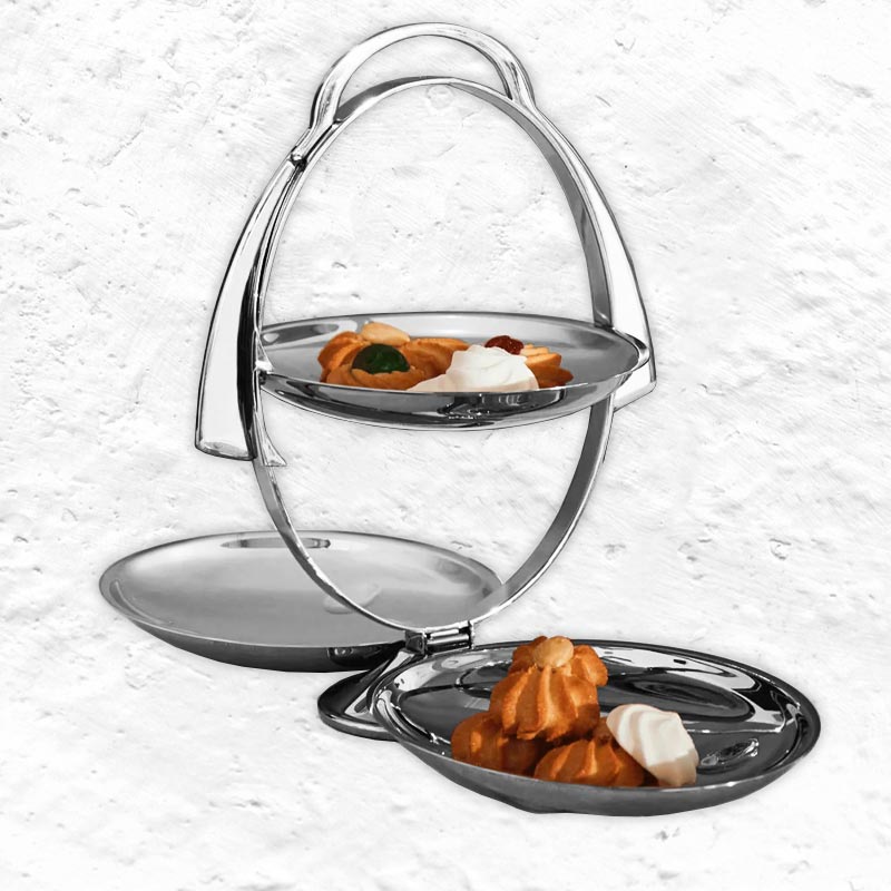 Anna Gong Folding Cake stand - des. Alessandro Mendini (made by Alessi)