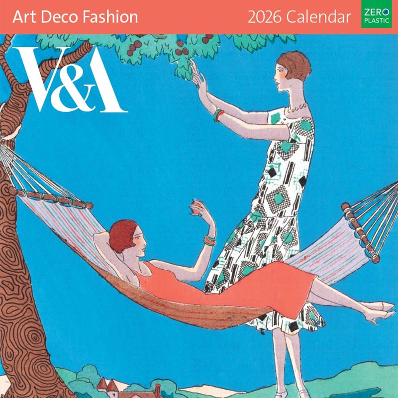 Art Deco Fashion 2026 Wall Calendar