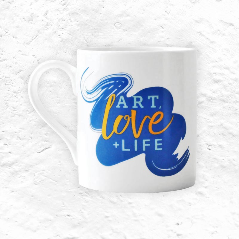 Art, Love + Life Mug