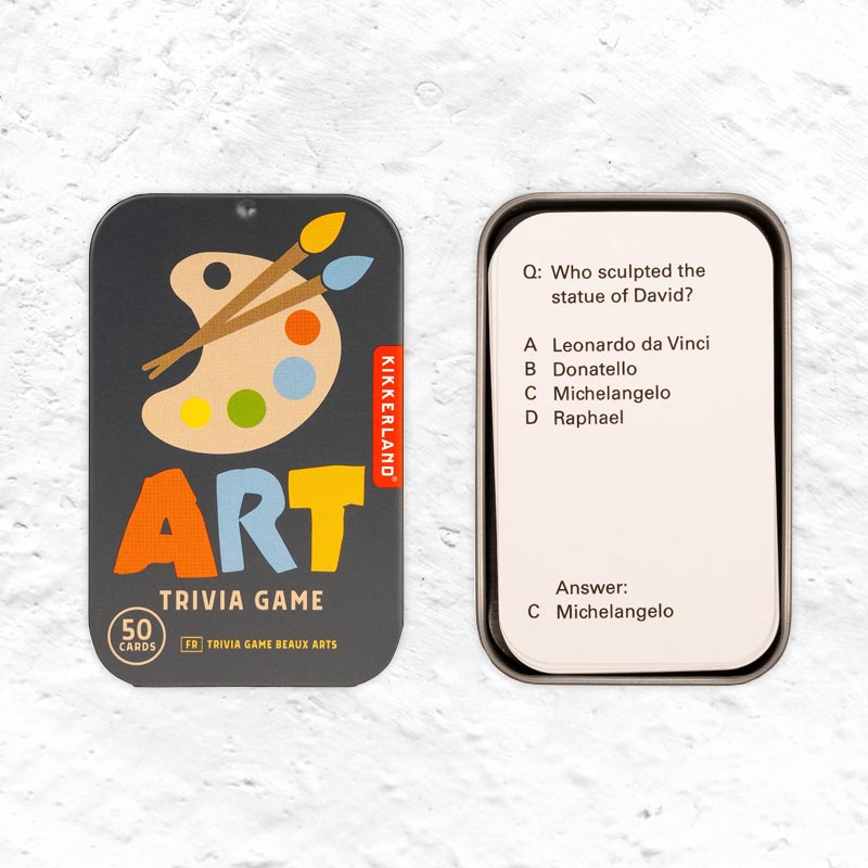 Art Trivia Game - by Kikkerland