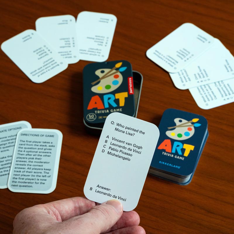 Art Trivia Game - by Kikkerland