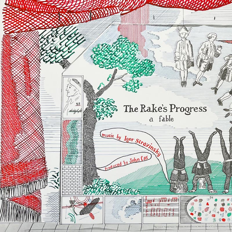 The Rake's Progress (Ashmolean) Poster by David Hockney