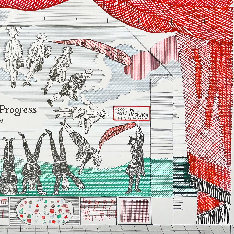 The Rake's Progress (Ashmolean) Poster by David Hockney