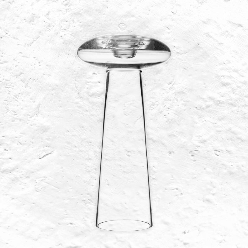 Atlas Candleholder - Clear - des. Harri Koskinen, for Iittala