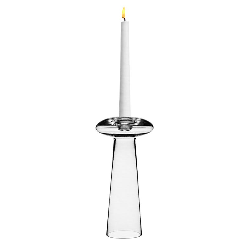 Atlas Candleholder - Clear - des. Harri Koskinen, for Iittala