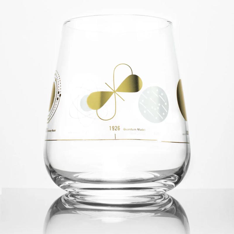 Atomic Models, Stemless Wine Glass by Cognitive Surplus