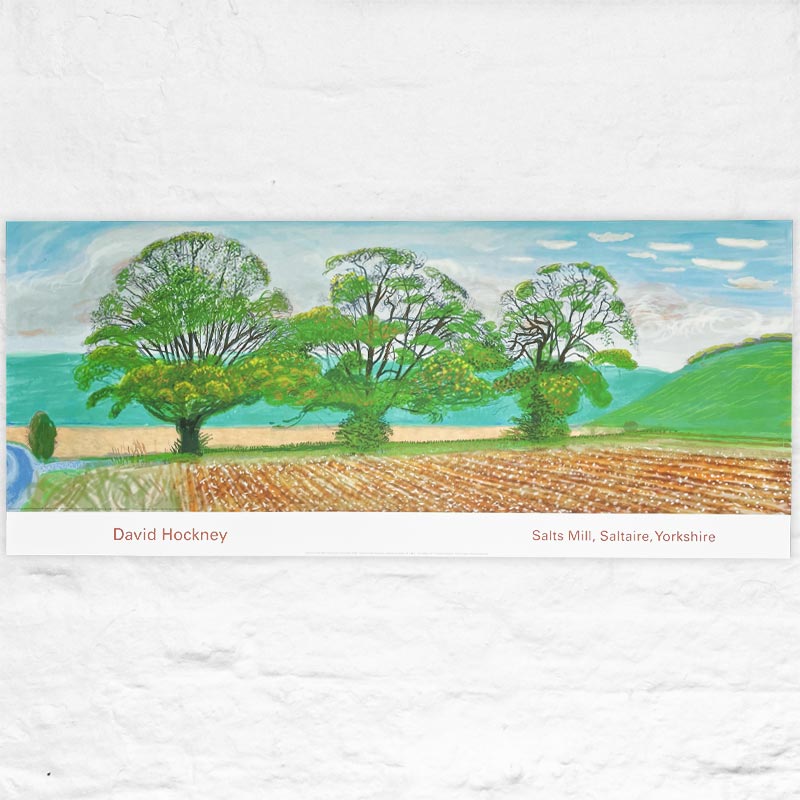Autumn Trees Near Thixendale by David Hockney