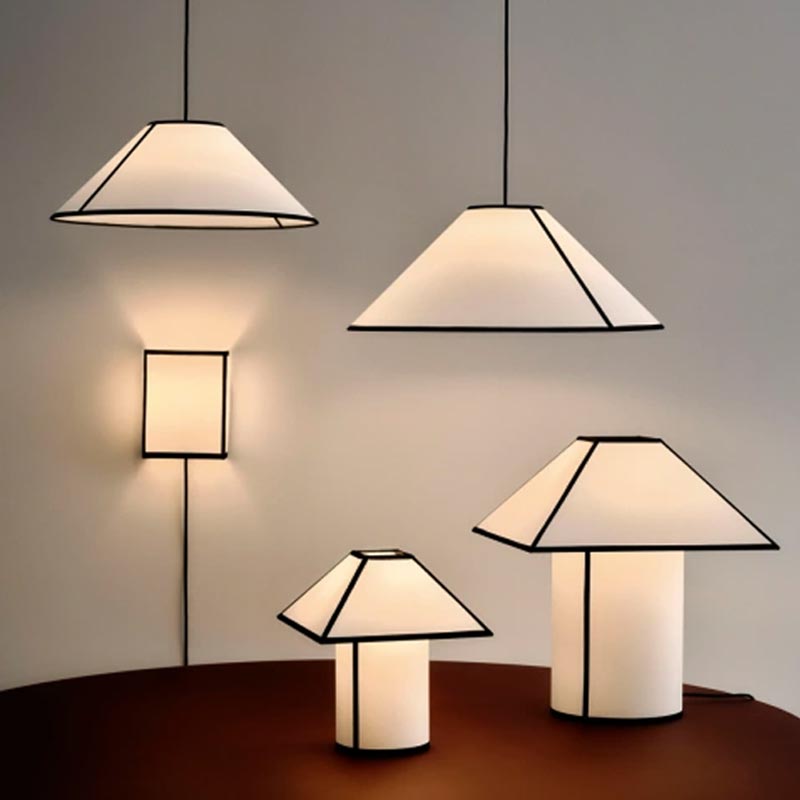 Ava Pyramid Table Lamp - 290 - white - des. Ana Kraš for HAY