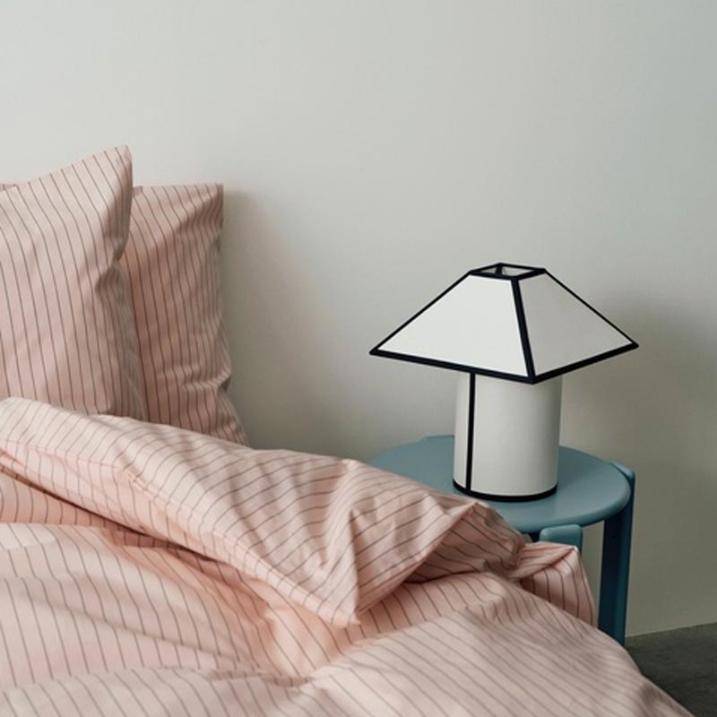 Ava Pyramid Table Lamp - 290 - white - des. Ana Kraš for HAY