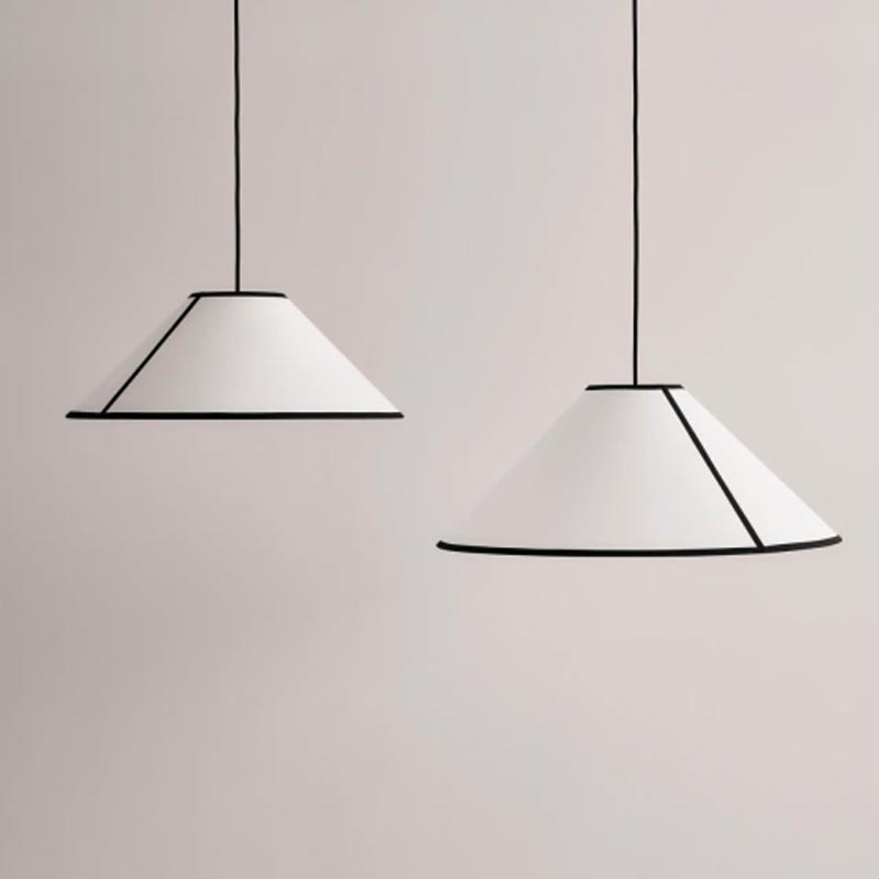Ava Cone pendant - 500 - white - des. Ana Kraš for HAY