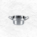 Back/Up Polished Steel 20cm Casserole with Lid - des. Rodolfo Dordoni for KNIndustrie