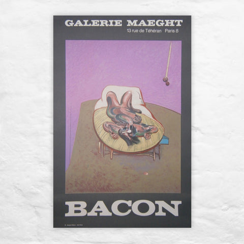 Lying Figure, 1966 poster by Francis Bacon