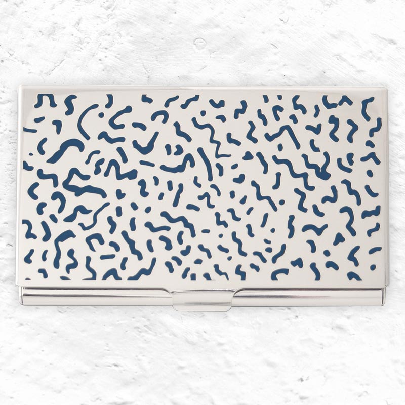 "Bacterio" Etched Card Case, des. Ettore Sottsass - produced by ACME