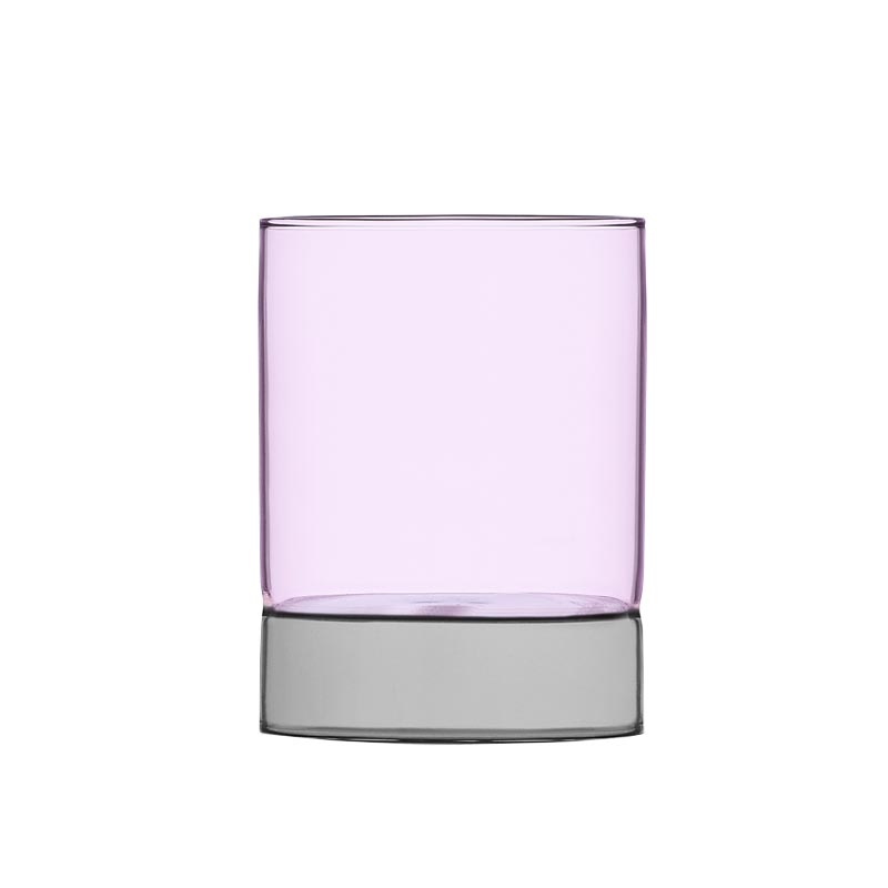 Bamboo Groove Tumbler - Smoke / Pink - des. Anna Perugini for Ichendorf Milano