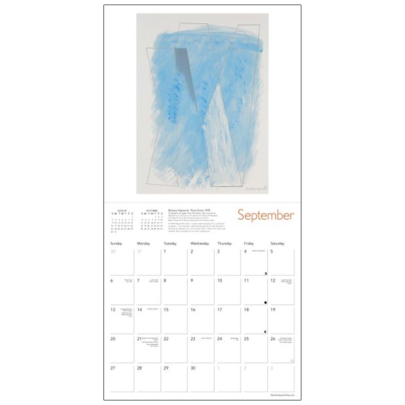 Barbara Hepworth 2026 Wall Calendar