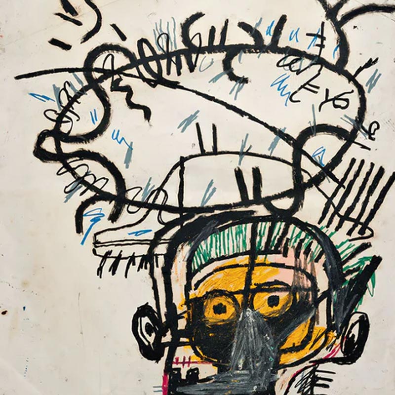 Untitled (Head) 1982-3 extra large poster by Jean-Michel Basquiat