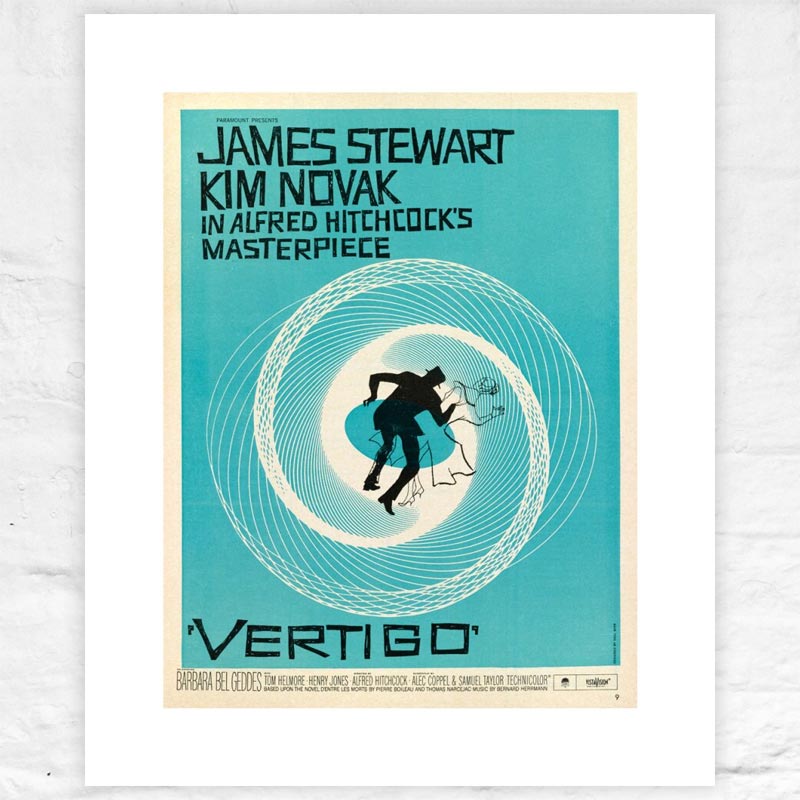 Vertigo poster by Saul Bass