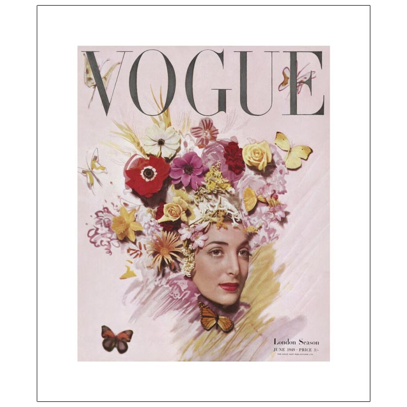 Vogue June 1949 poster by Cecil Beaton