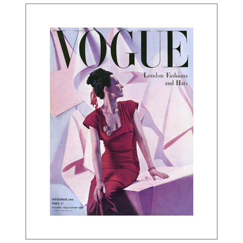 Vogue September 1946 poster by Cecil Beaton