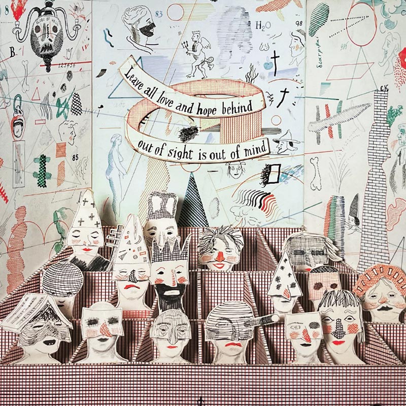 Bedlam (The Rake's Progress, San Francisco Opera) poster by David Hockney