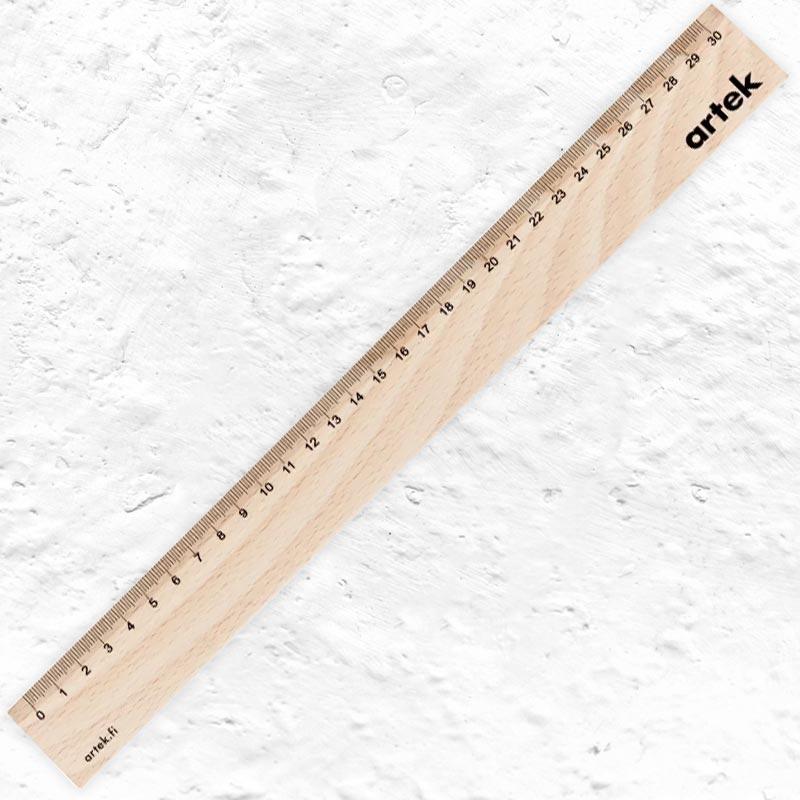 Beech Ruler, 30cm by Artek