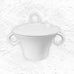 Berlin Sugar Bowl & Lid - white - des. Enzo Mari, 1996 for KPM Berlin